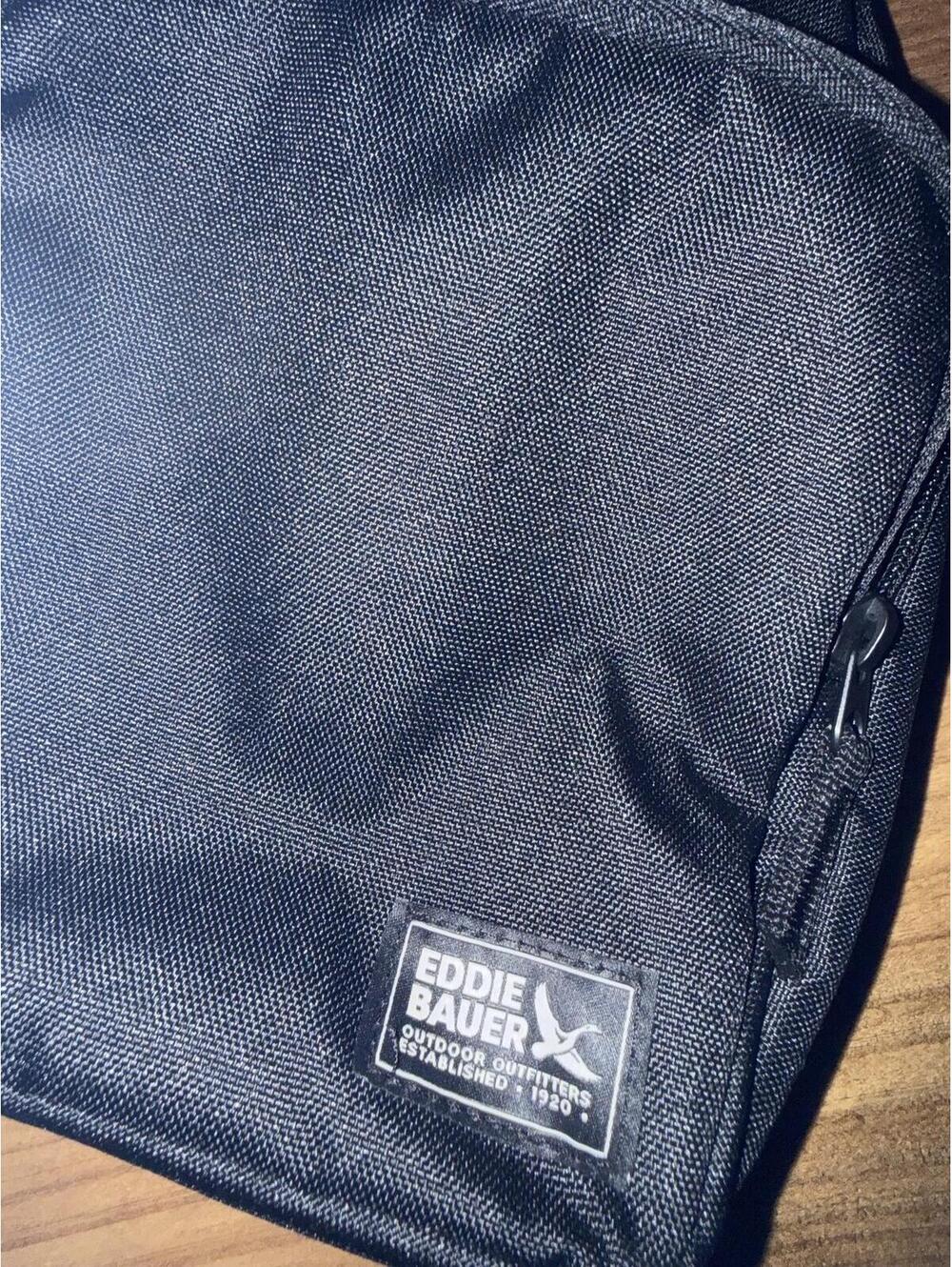 Eddie Bauer Black Nylon Mini Crossbody Bag - Picture 2 of 5